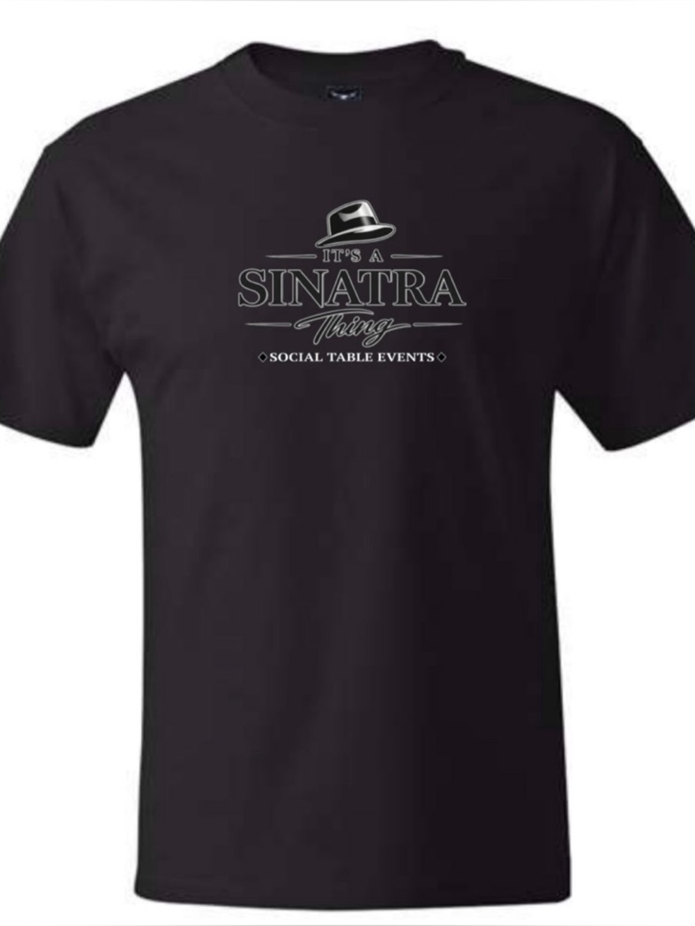 Sinatra Thing Short-Sleeve Tee - Black